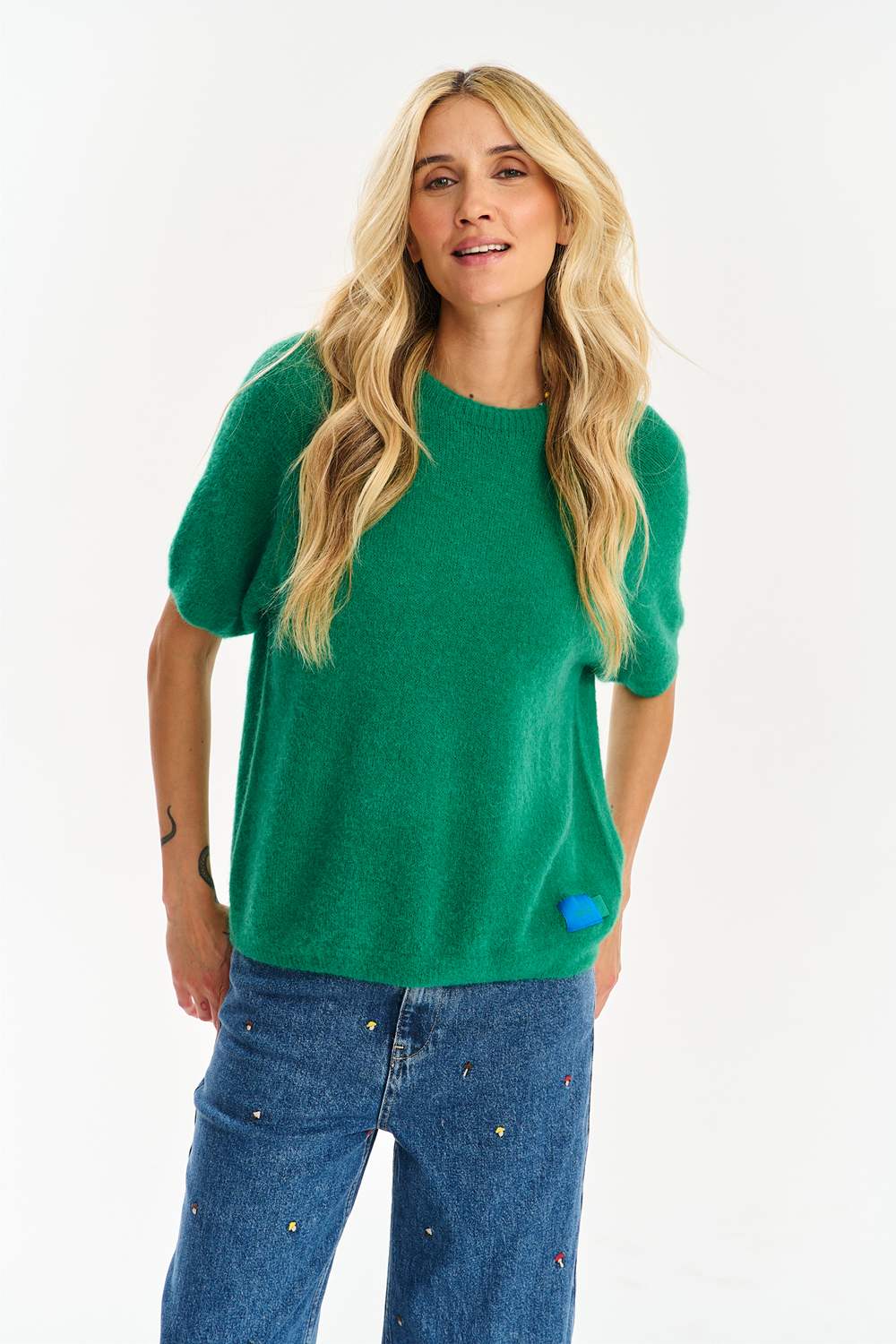 Sweter z krótkim rękawem Jadeite
