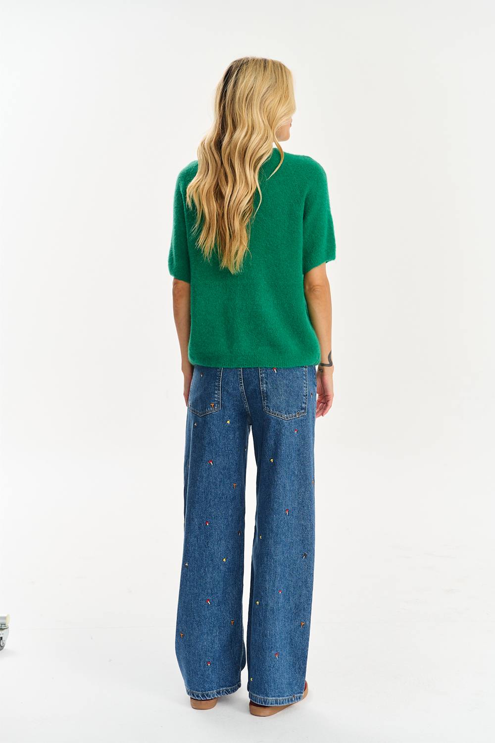 Sweter z krótkim rękawem Jadeite
