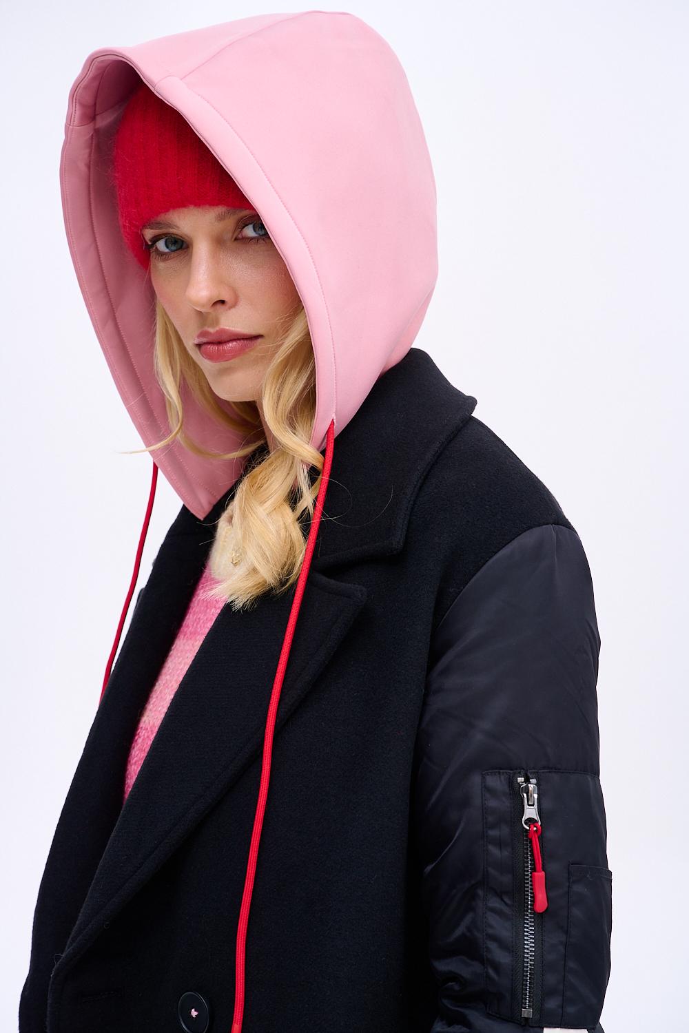 Płaszcz z kapturem Pink Punk