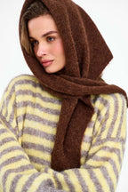 Apaszka Alpaca Espresso