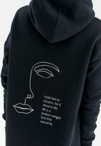 Longline Hoodie Hold Fast To Dreams
