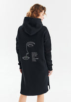 Longline Hoodie Hold Fast To Dreams
