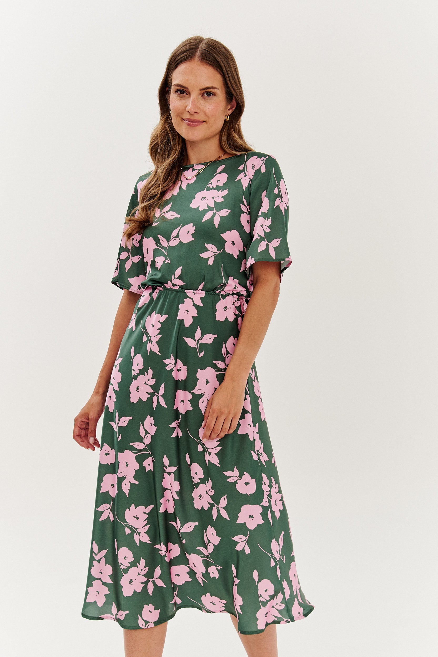 Sukienka midi dwustronna Verde Ragazza