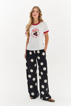 Szerokie spodnie Lucky Dots