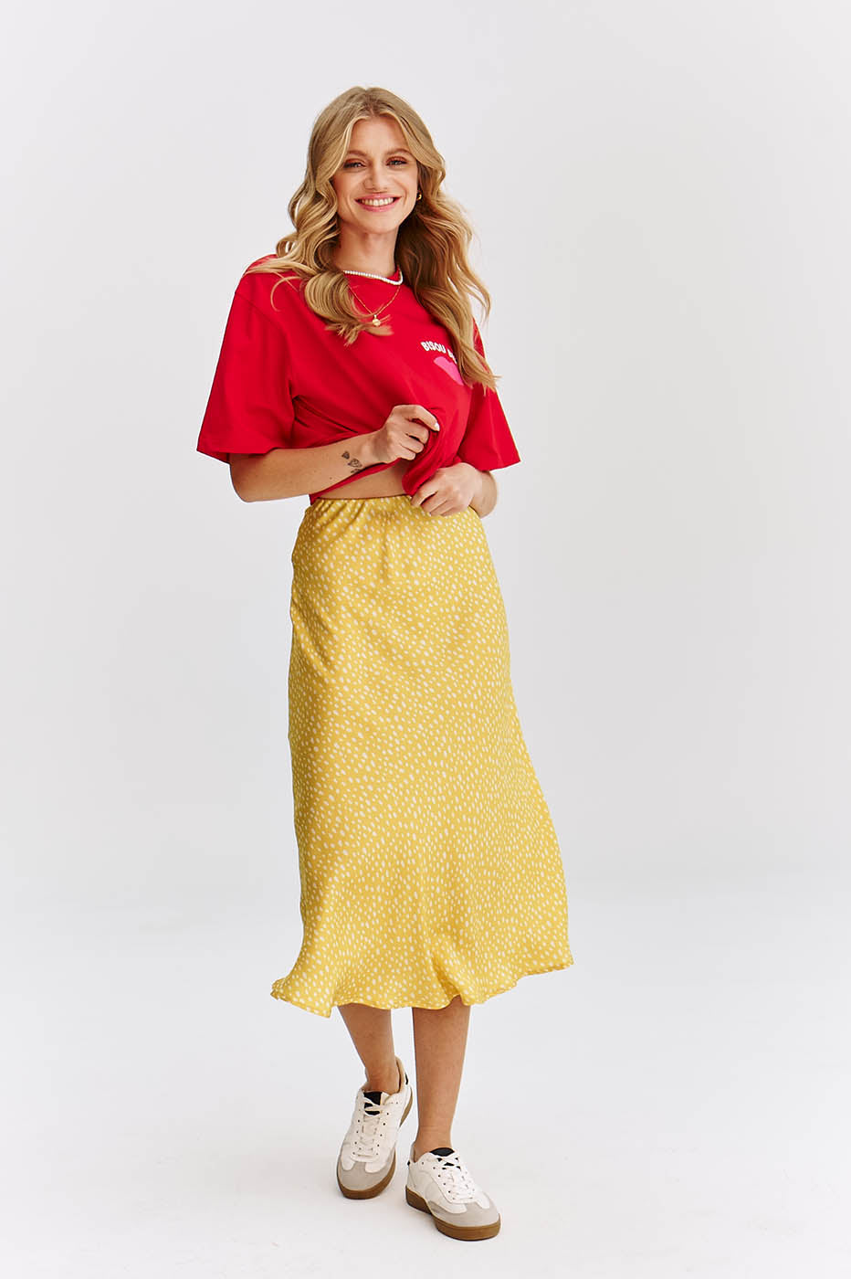 Spódnica midi Riviera Sunbeam