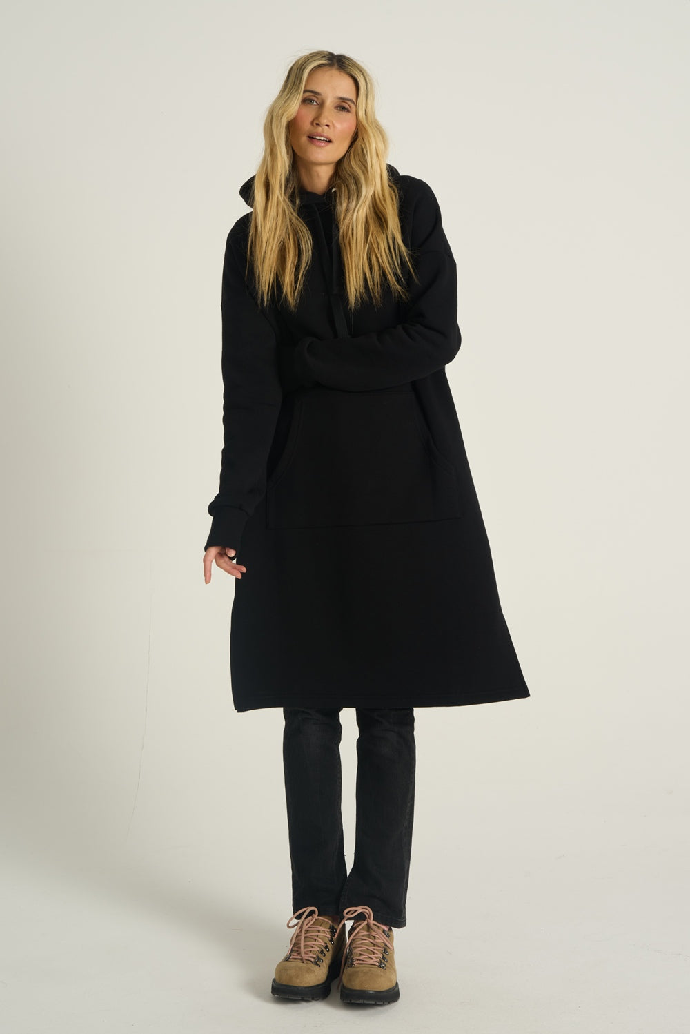 Longline Hoodie Hold Fast To Dreams